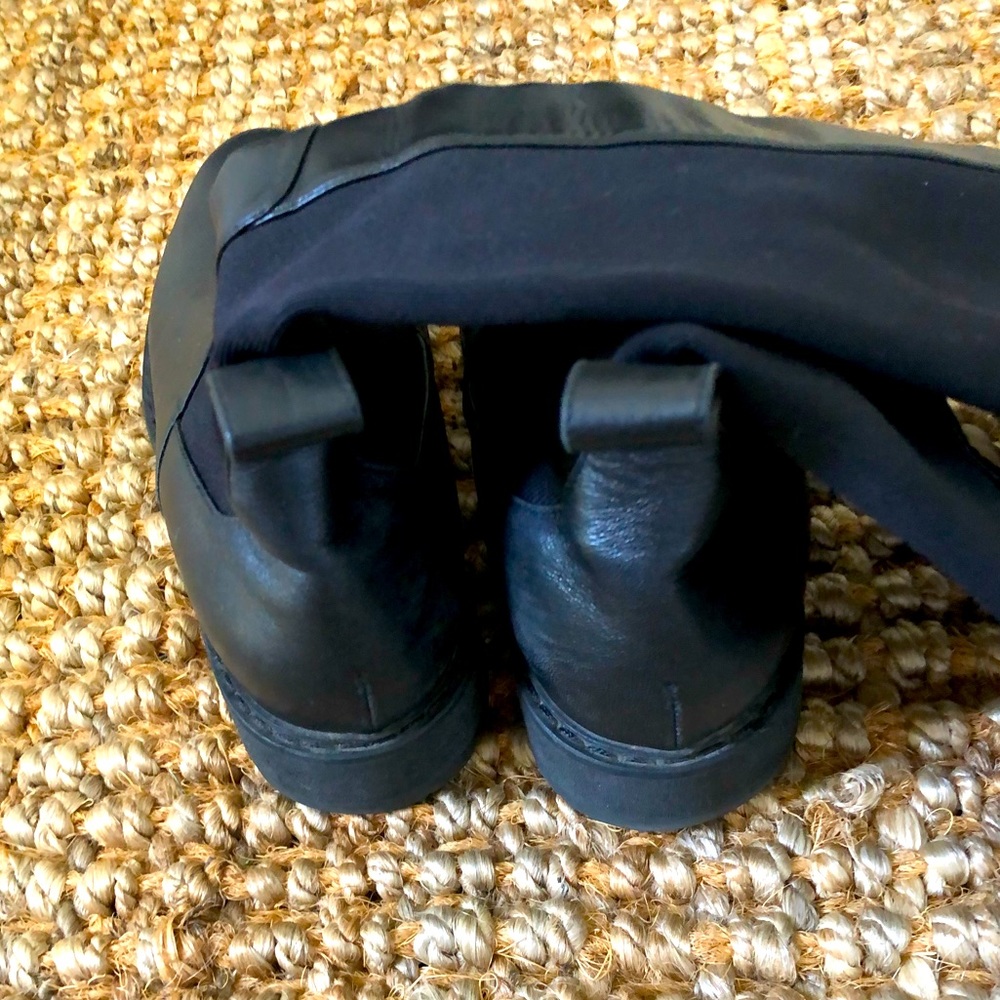 Fendi black leather stretch boots, size 8.5 (eur. 38.5) - Picture 4 of 8